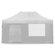 Wallaroo Gazebo Tent Marquee 3x4.5m PopUp Outdoor White V240-GAZ-POP-3X45-WH