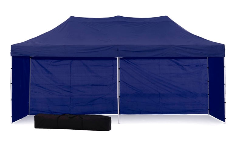 Wallaroo Gazebo Tent Marquee 3x6m PopUp Outdoor Wallaroo Blue V240-GAZ-POP-3X6-BU
