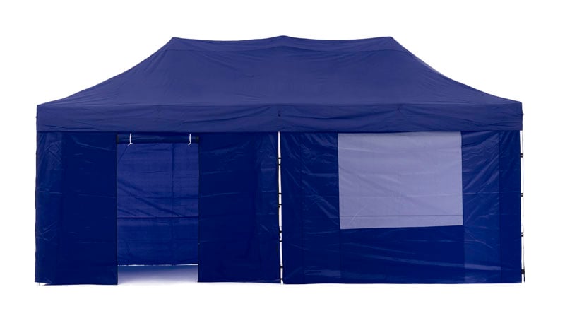 Wallaroo Gazebo Tent Marquee 3x6m PopUp Outdoor Wallaroo Blue V240-GAZ-POP-3X6-BU