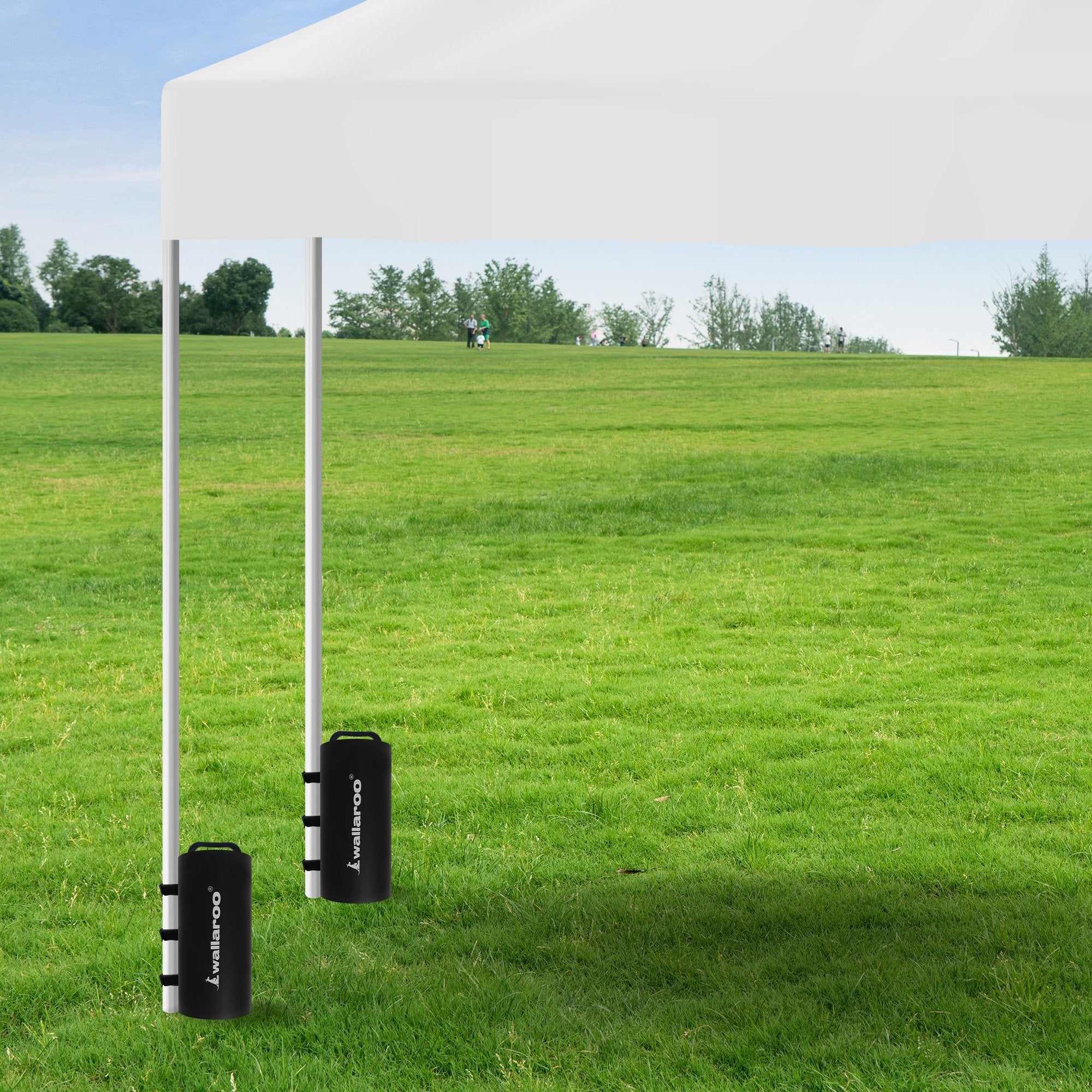 Wallaroo 10L Weight Bags 4 Pcs Gazebo Pods Canopy Eco-friendly Anchor In Black V240-GAZ-WB7-BLC-4