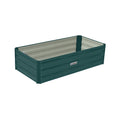 Wallaroo Garden Bed 120 x 60 x 30cm Galvanized Steel - Green V240-GBD-BSW-1206-GN