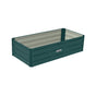 Wallaroo Garden Bed 120 x 60 x 30cm Galvanized Steel - Green V240-GBD-BSW-1206-GN