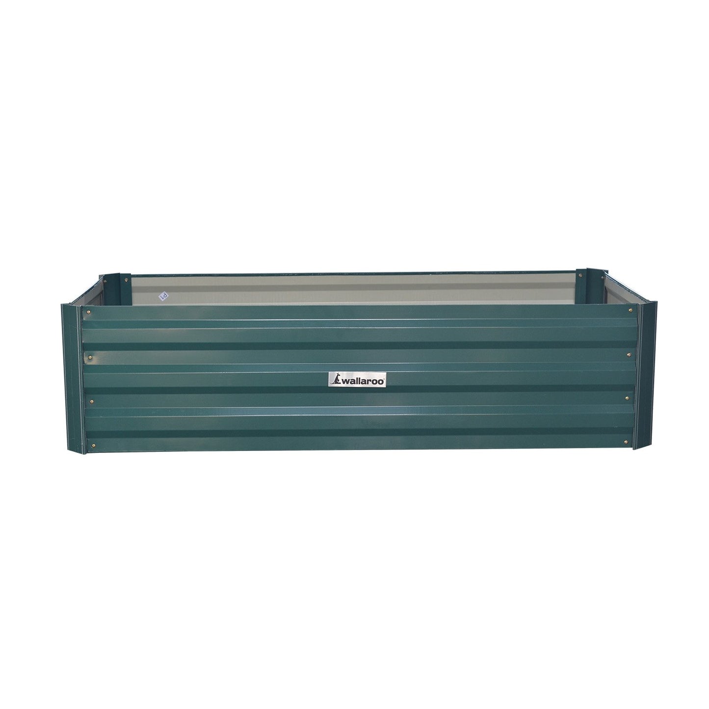 Wallaroo Garden Bed 120 x 60 x 30cm Galvanized Steel - Green V240-GBD-BSW-1206-GN