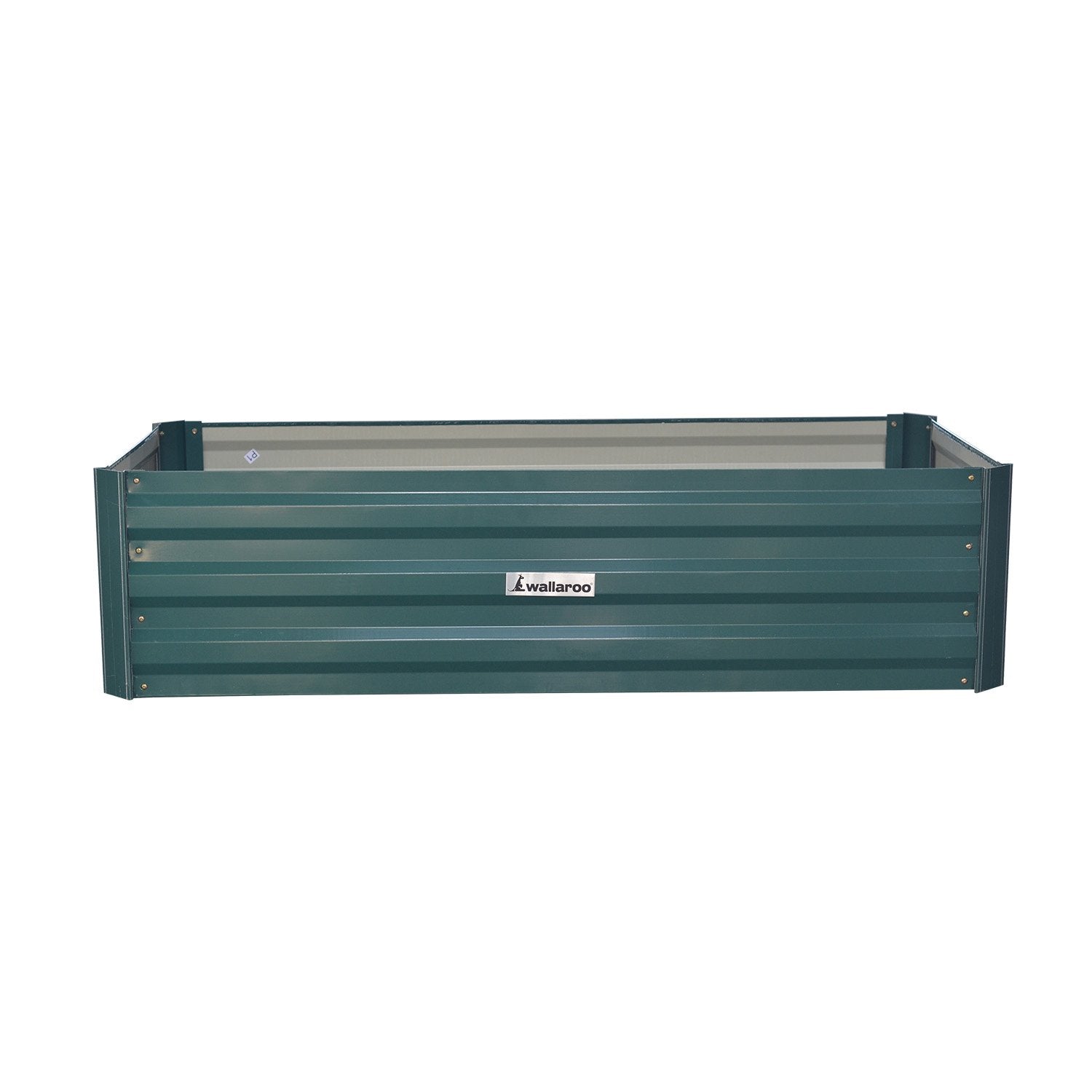 Wallaroo Garden Bed 120 x 60 x 30cm Galvanized Steel - Green V240-GBD-BSW-1206-GN