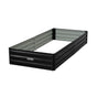 Wallaroo Garden Bed 210 x 90 x 30cm Galvanized Steel - Black V240-GBD-BSW-2109-BK