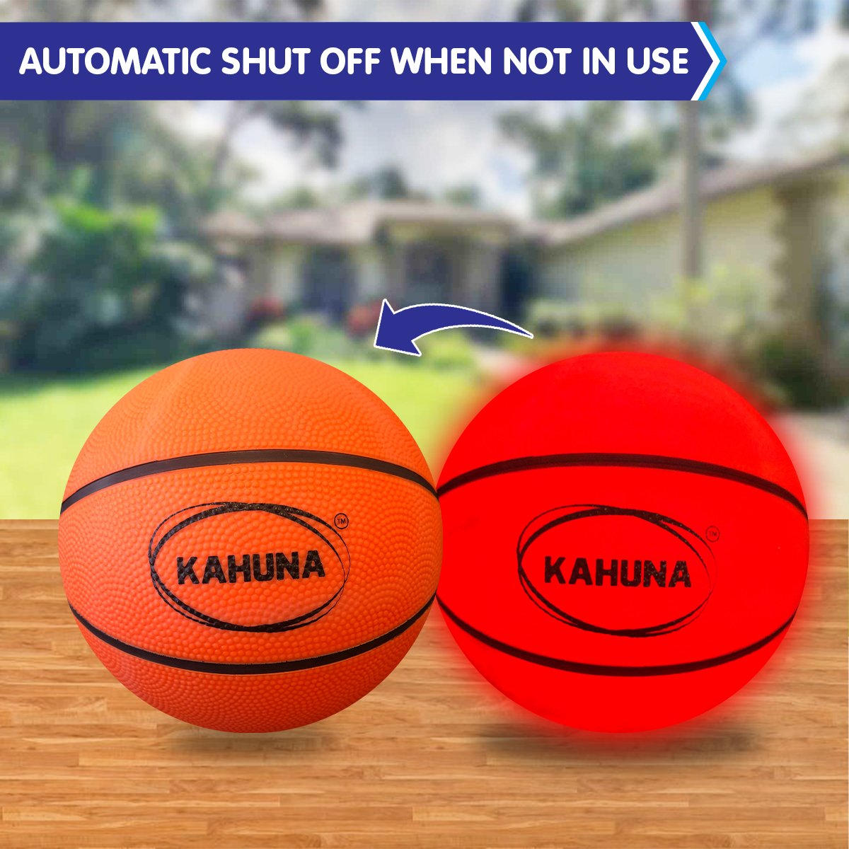 Kahuna Basketball L.e.d Glow Light Up Trampoline Ball V240-GLW-BALL