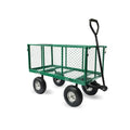 Wallaroo Steel Mesh Garden Trolley Cart - Green V240-GMC-H38-GN