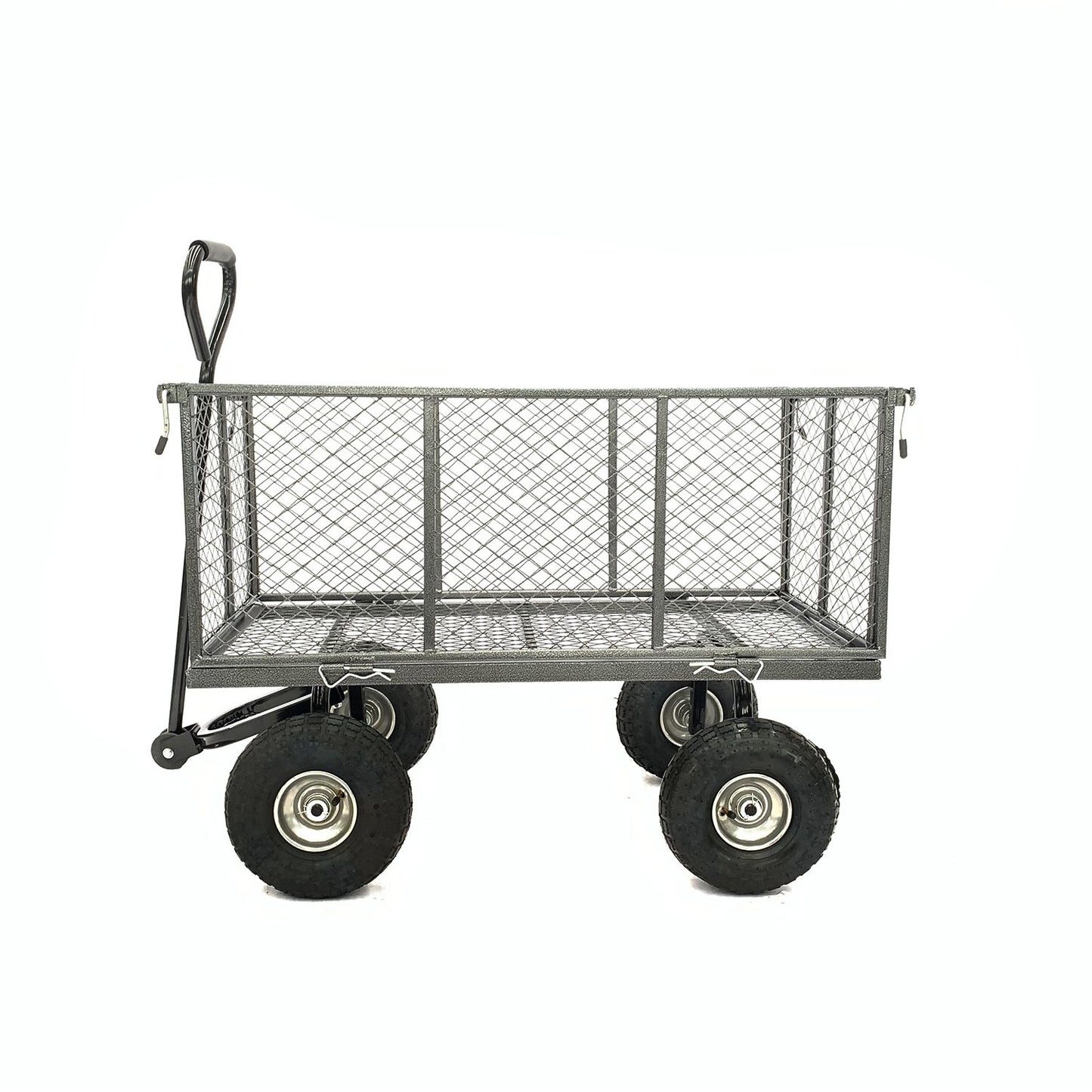 Wallaroo Steel Mesh Garden Trolley Cart - Hammer Grey V240-GMC-H38-HM
