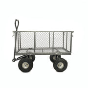 Wallaroo Steel Mesh Garden Trolley Cart - Hammer Grey V240-GMC-H38-HM