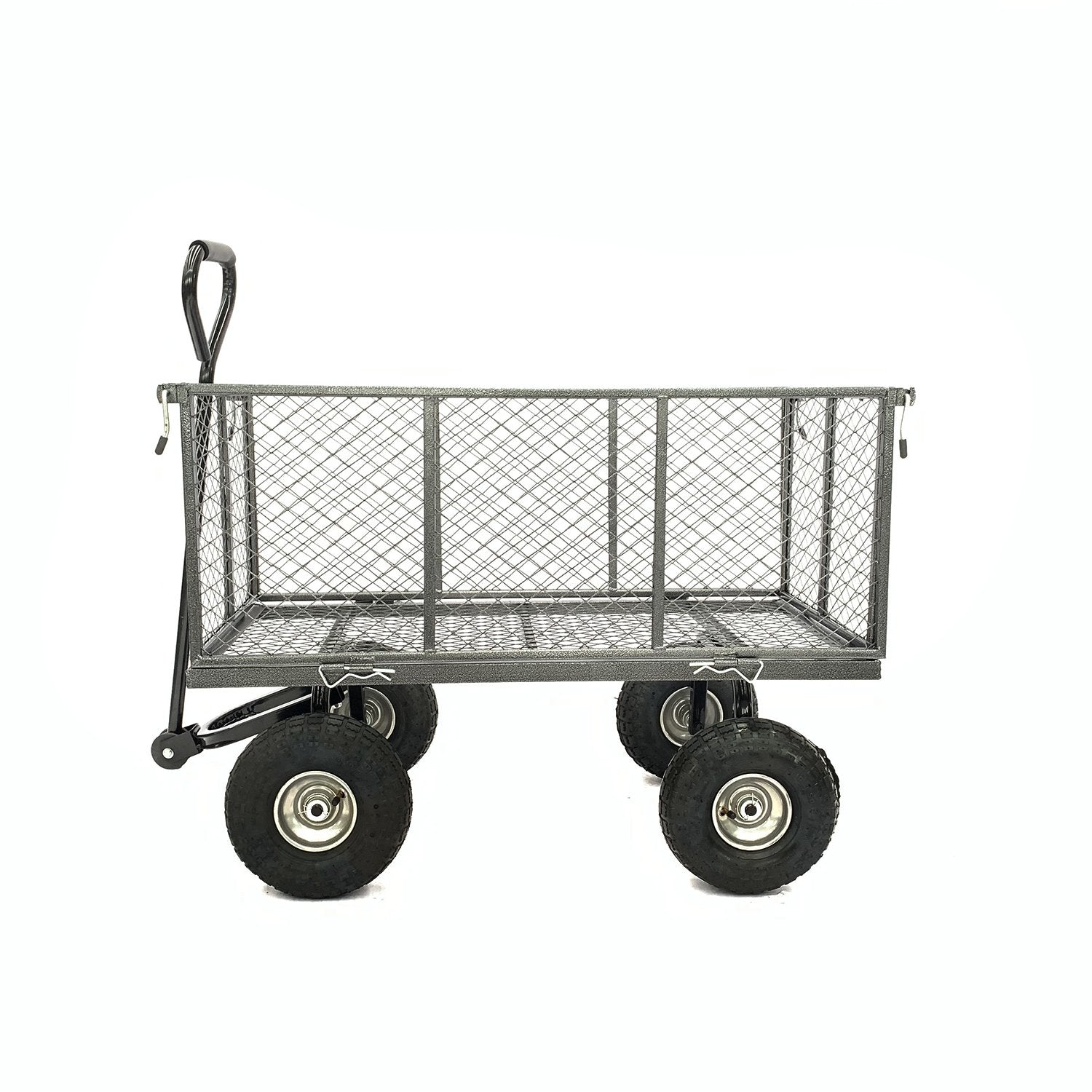Wallaroo Steel Mesh Garden Trolley Cart - Hammer Grey V240-GMC-H38-HM