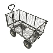 Wallaroo Steel Mesh Garden Trolley Cart - Hammer Grey V240-GMC-H38-HM