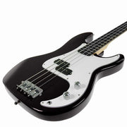 Karrera 39in Electric Guitar Bass Tuner Music 4-String Instrument Full Size Black V240-GTR-JB2-15W-BK