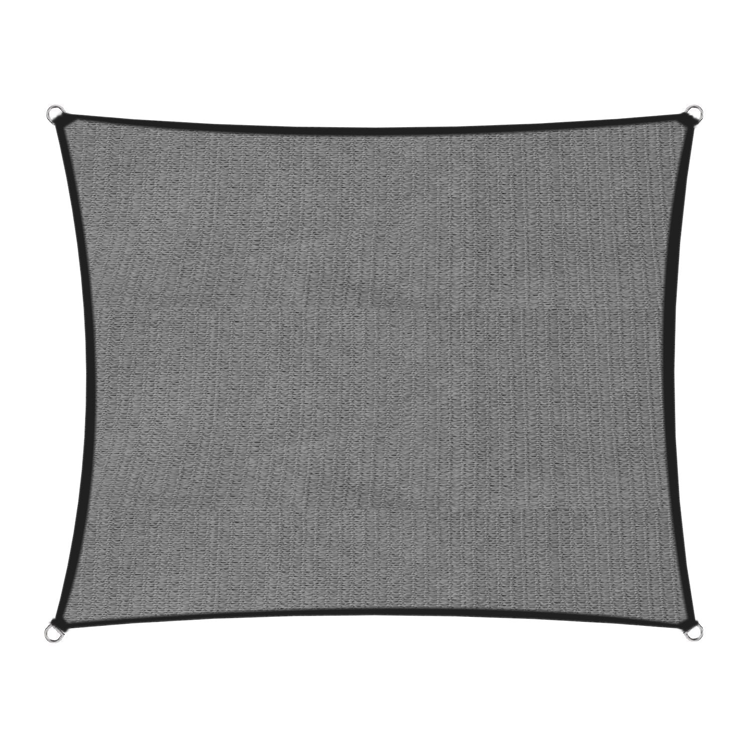 Wallaroo Outdoor Sun Shade Sail Canopy Grey Square 3.6 x 3.6M V240-GYSS-36-SQ