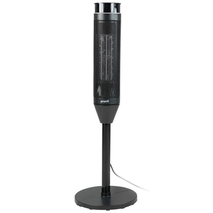 Pronti Electric Tower Heater 2000W Ceramic Portable Remote - Black V240-HEA-PCT-67HL-BK