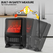Pronti 2000W 3D Fire PTC Electric Portable Room Heater V240-HEA-TPN-TPC-RB
