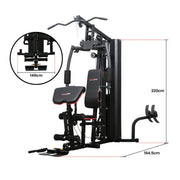 Powertrain Jx-89 Multi Station Home Gym 68kg Weight Cable Machine V240-HGM-89F-JX