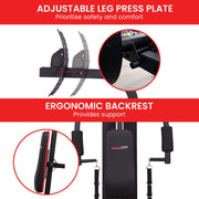 Powertrain Jx-89 Multi Station Home Gym 68kg Weight Cable Machine V240-HGM-89F-JX