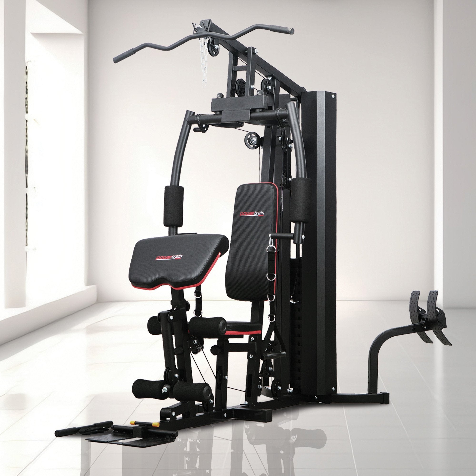 Powertrain Jx-89 Multi Station Home Gym 68kg Weight Cable Machine V240-HGM-89F-JX