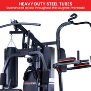 Powertrain Multi Station Home Gym 150lbs Weights Punching Bag V240-HGM-930-JX