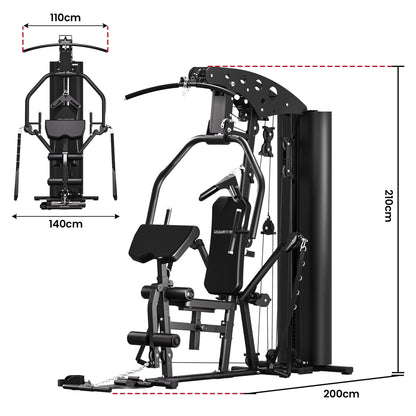 Powertrain Home Multi Gym 560 Full Body Training with 90kg Weight Stack Home Gym V240-HGM-JUN-560