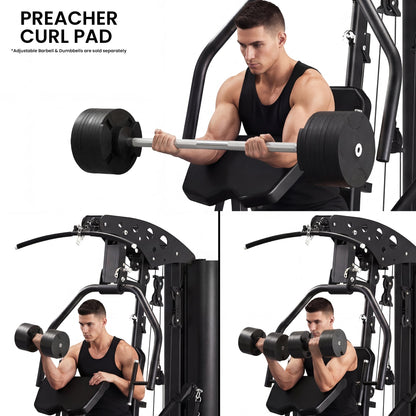 Powertrain Home Multi Gym 560 Full Body Training with 90kg Weight Stack Home Gym V240-HGM-JUN-560