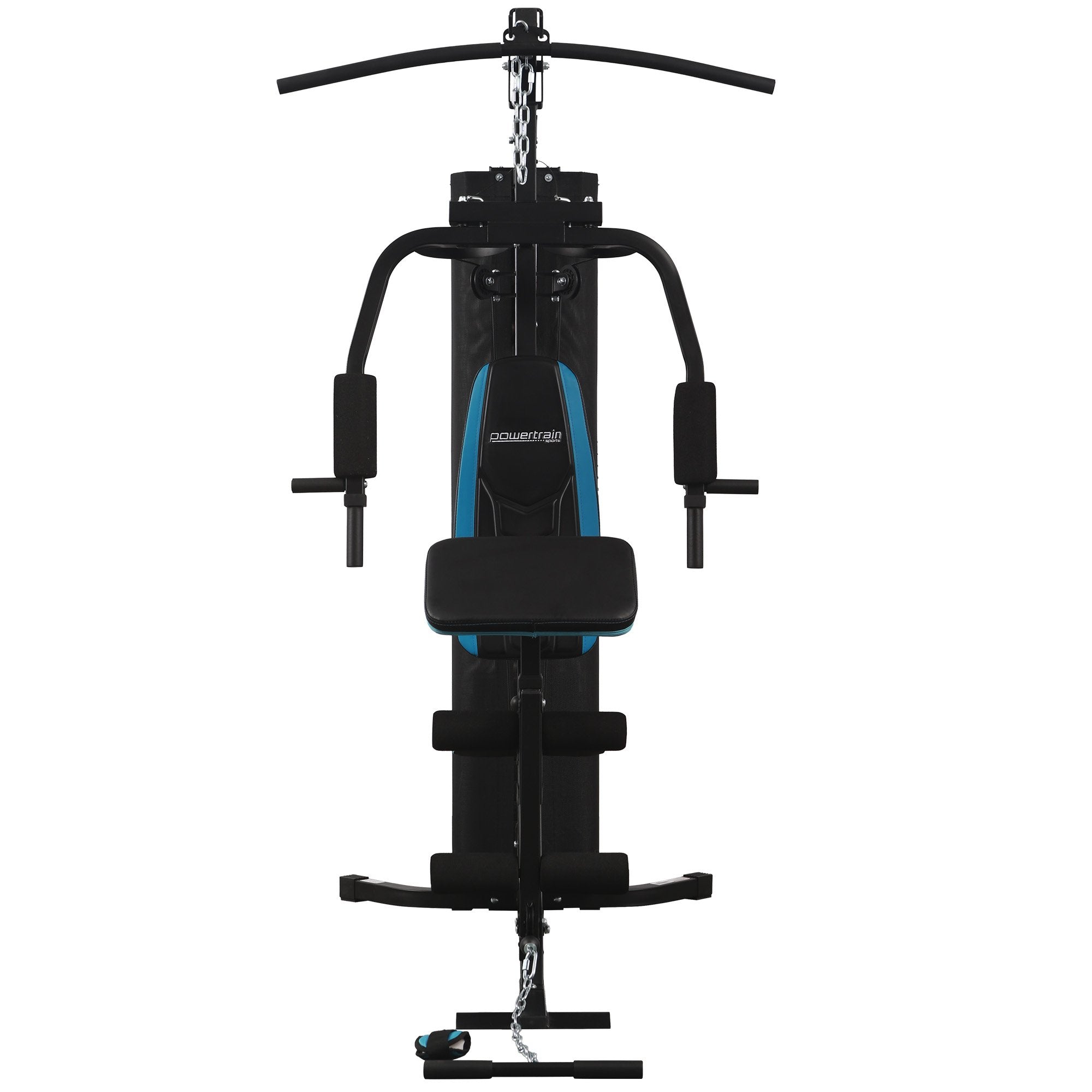 Powertrain JX-300 Multi Station Home Gym 44kg Weight Stack Cable Machine, Curl Pad Leg Extension and V240-HGM-JX-300