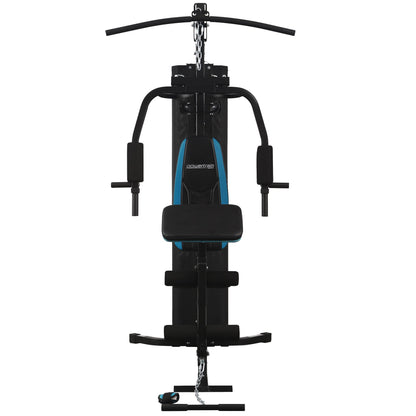 Powertrain JX-300 Multi Station Home Gym 44kg Weight Stack Cable Machine, Curl Pad Leg Extension and V240-HGM-JX-300