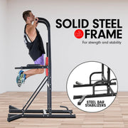 Powertrain Power Tower J06 Multifunction Strength Training Station with Pull-Up Bar Leg Raise Station Dip Bar