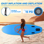 Kahuna Hana Inflatable Stand Up Paddle Board 10FT w/ iSUP Accessories V240-IFB-HLE-305-BU