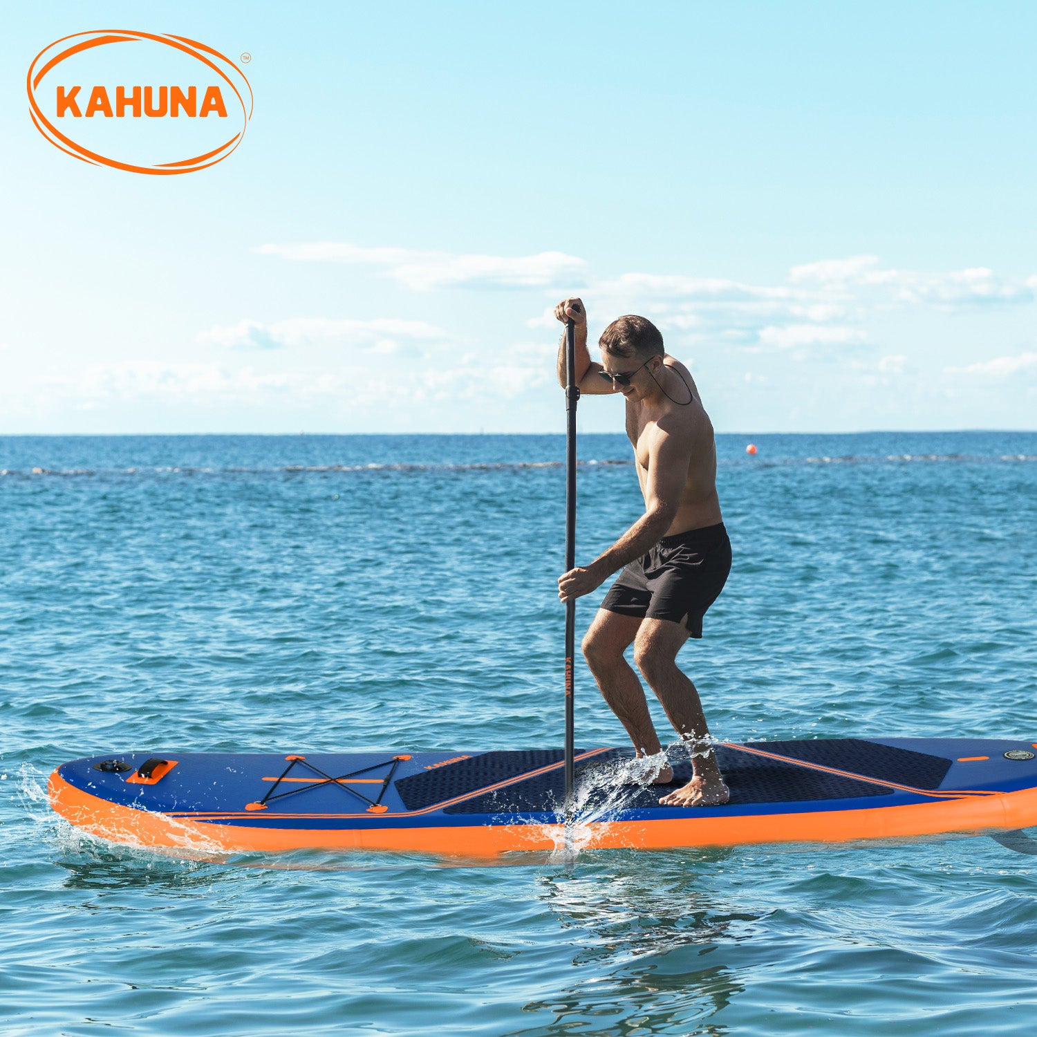 Kahuna Kai Premium Sports 10.6FT Inflatable Paddle Board V240-IFB-HLE-320P-BU