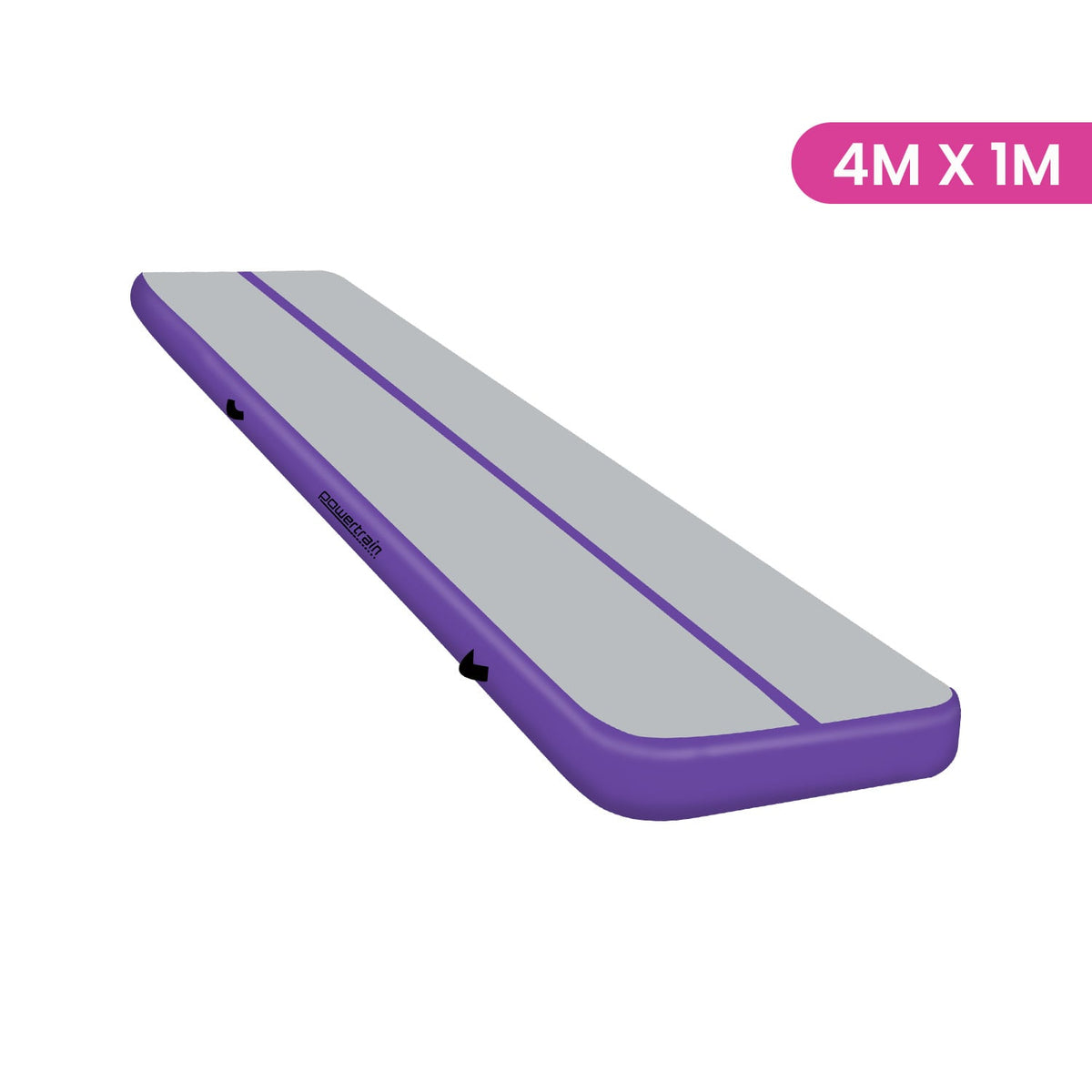 Powertrain Airtrack 20cm Thick 4m x 1m Inflatable Gymnastics Tumbling Mat Air Track - Purple V240-IFM-HL-401-PGY