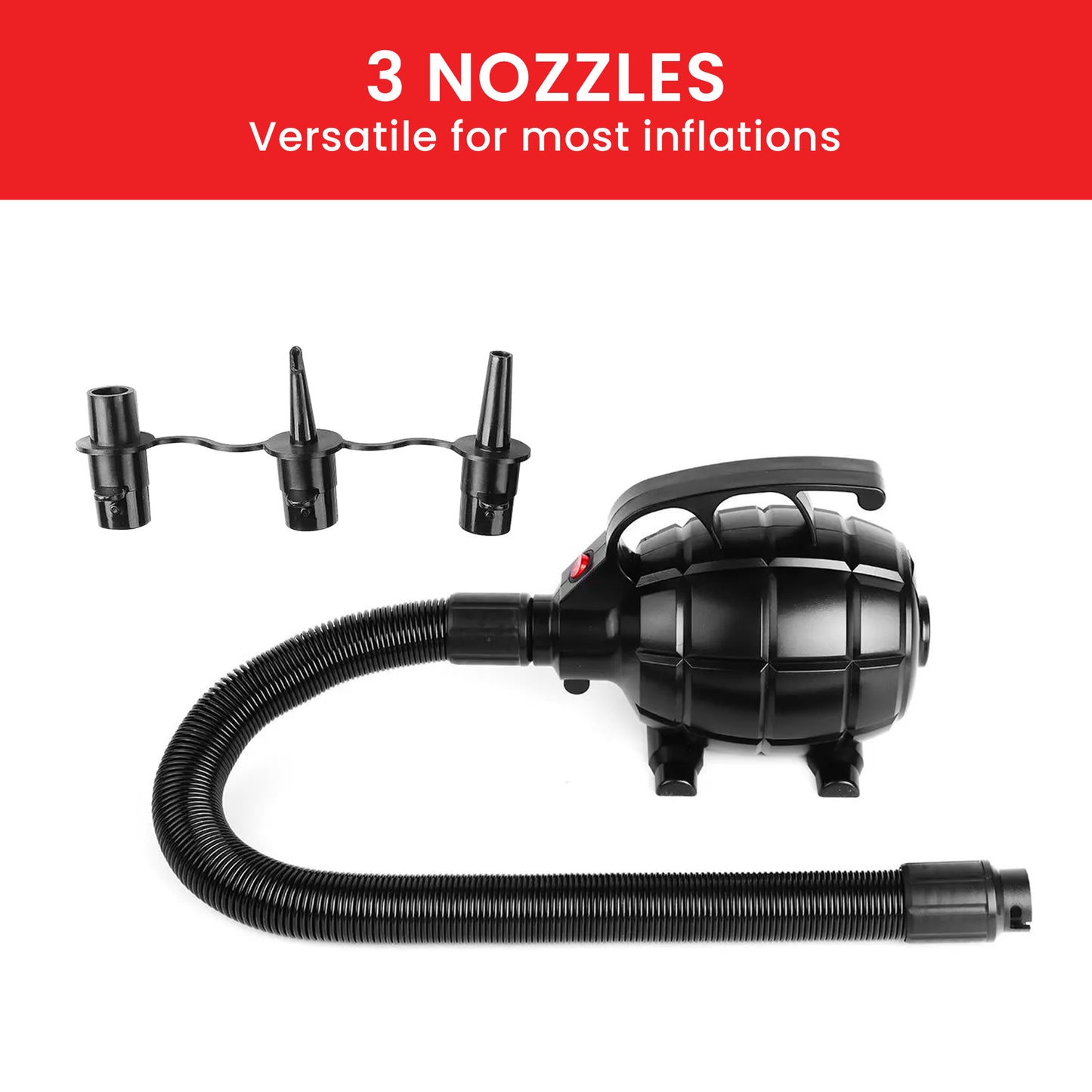 Kahuna 500w Isup Electric Air Pump - Efficient Inflatable Device For Rapid Airflow, Use For Airtrack Mats, V240-IFP-HXG-SS-103