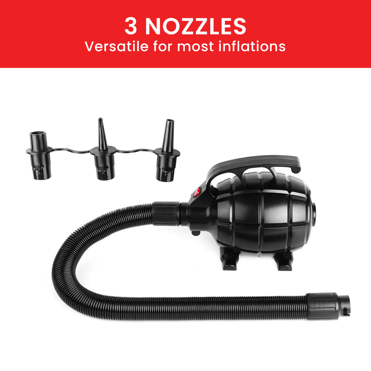 Kahuna 500w Isup Electric Air Pump - Efficient Inflatable Device For Rapid Airflow, Use For Airtrack Mats, V240-IFP-HXG-SS-103
