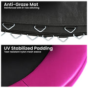 Kahuna 6ft Replacement Trampoline Safety Pad Cover and Jumping Spring Mat - Pink V240-KAH-PDMAT-06-PK