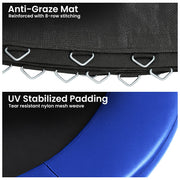 Kahuna 14ft Replacement Trampoline Safety Pad Cover and Jumping Spring Mat - Blue V240-KAH-PDMAT-14-BU