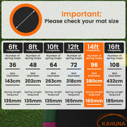 Kahuna 14ft Replacement Trampoline Safety Pad Cover and Jumping Spring Mat - Blue V240-KAH-PDMAT-14-BU
