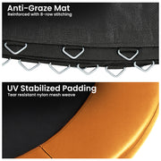 Kahuna 14ft Replacement Trampoline Safety Pad Cover and Jumping Spring Mat - Orange V240-KAH-PDMAT-14-OR