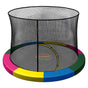 Kahuna 6ft Trampoline Pad and Net - Rainbow V240-KAH-PDNET-06-RB