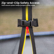 Kahuna 8ft Trampoline Pad and Net - Green V240-KAH-PDNET-08-GN