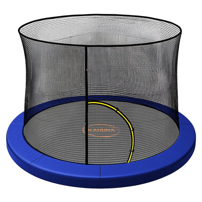 Kahuna 14ft Trampoline Pad and Net - Blue V240-KAH-PDNET-14-BU
