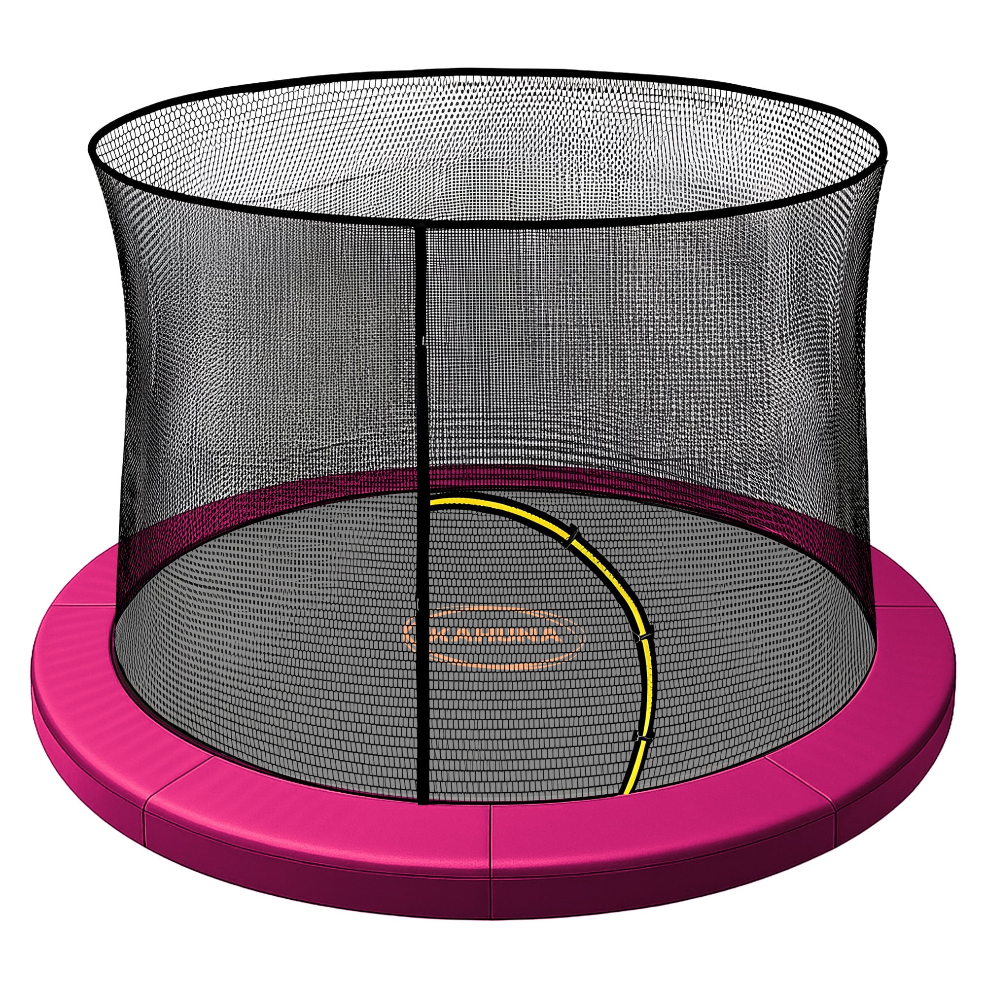 Kahuna 14ft Trampoline Pad and Net - Pink V240-KAH-PDNET-14-PK