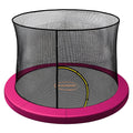 Kahuna 16ft Trampoline Pad and Net - Pink V240-KAH-PDNET-16-PK