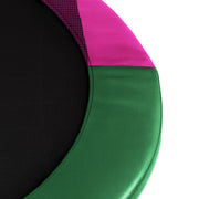 Kahuna 16ft Trampoline Pad and Net - Rainbow V240-KAH-PDNET-16-RB