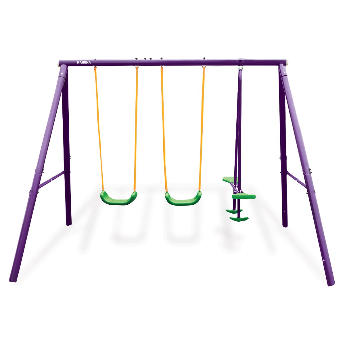 Kahuna Kids 4-Seater Swing Set Purple Green V240-KSS-KLB-3S-PUGN