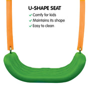 Kahuna Kids 4-Seater Swing Set Purple Green V240-KSS-KLB-3S-PUGN
