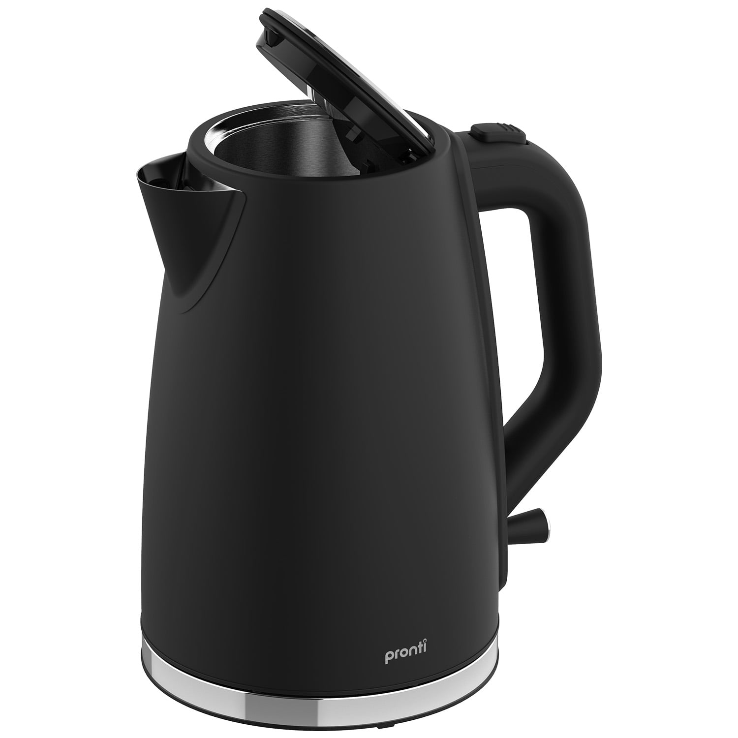 Pronti Silver Noir Collection 1.7L Electric Kettle V240-KTL-1711-GST-BK