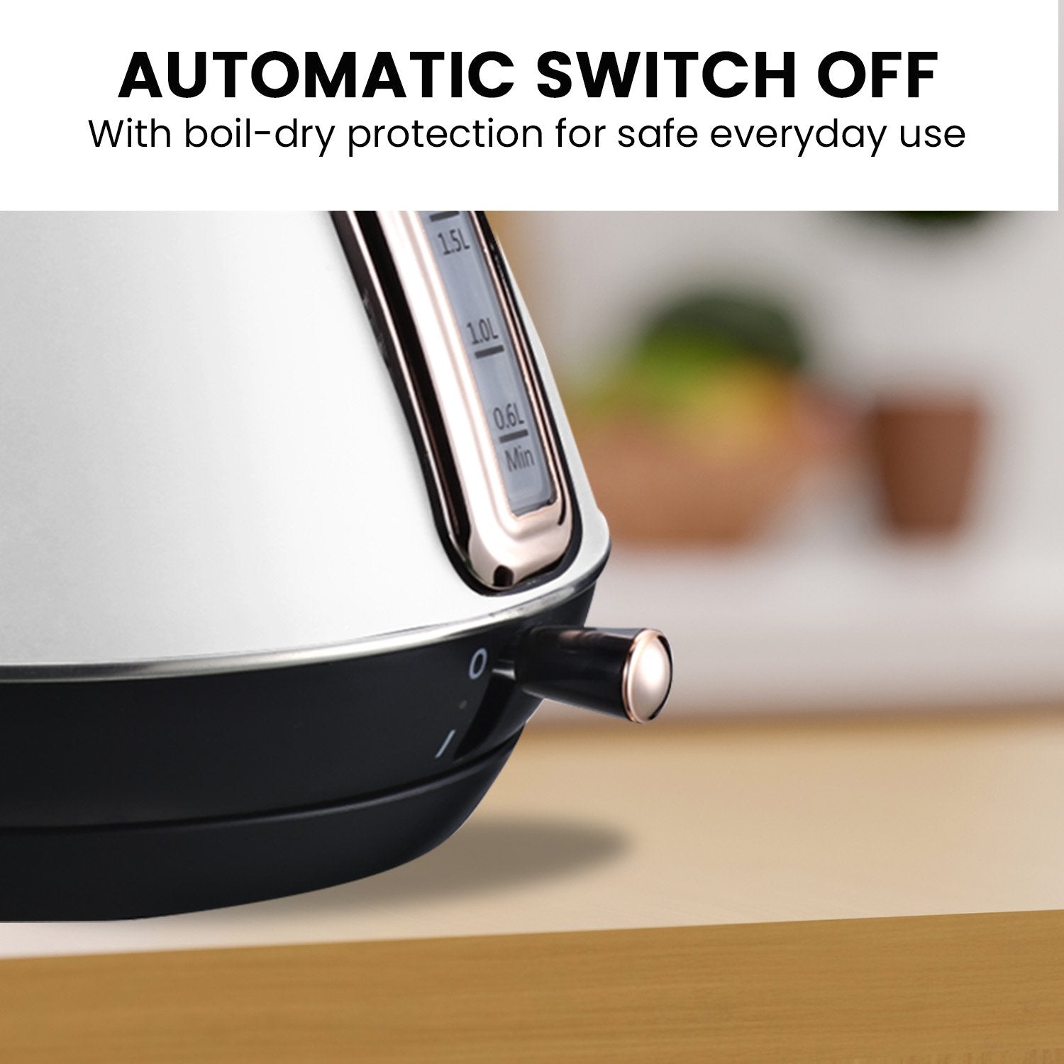 Pronti Rose Trim Collection Toaster & Kettle Bundle - White V240-KTL-TSR-COM-WH
