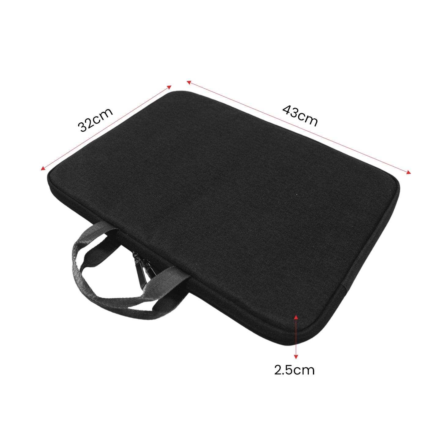 Klika 15.6" Water-Resistant Laptop Sleeve Bag V240-LBG-070-156-BK