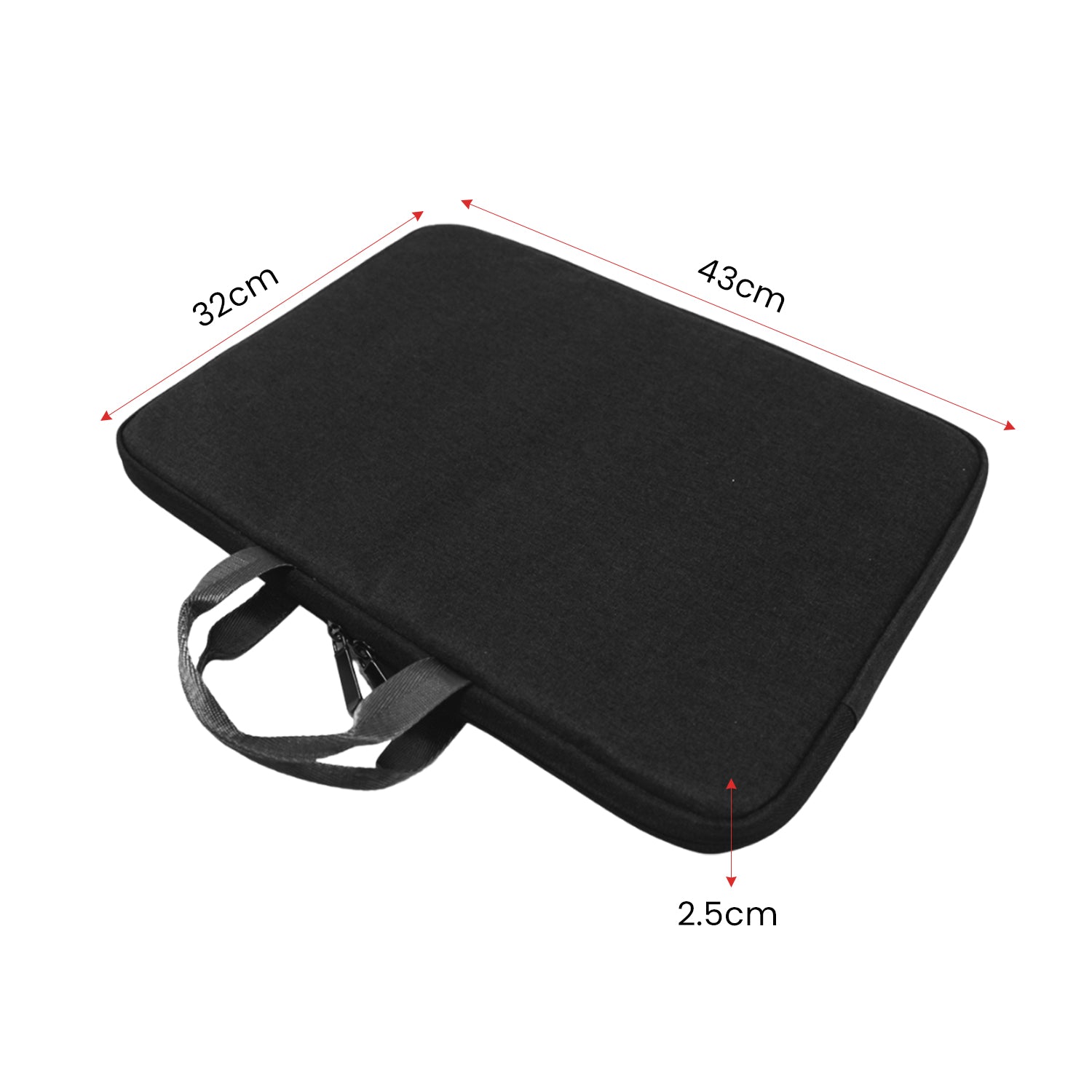Klika 15.6" Water-Resistant Laptop Sleeve Bag V240-LBG-070-156-BK