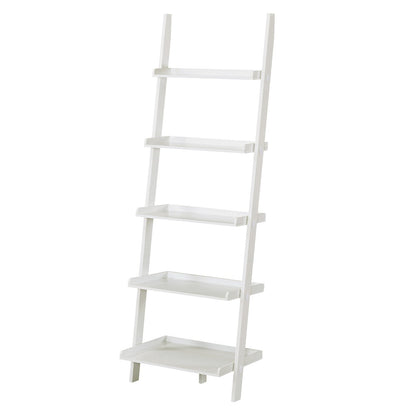 Sarantino Aster 5-Tier Ladder Shelf in White V240-LDS-107-17-WH